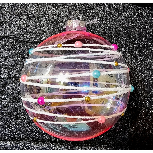 Kurt Adler Glass Bubblegum Ornaments/Set Of 3 Assorted Ornaments.   #20 - Picture 3 of 5